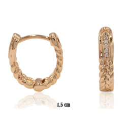 Kolczyki Xuping pozłacane 18k - MF36997